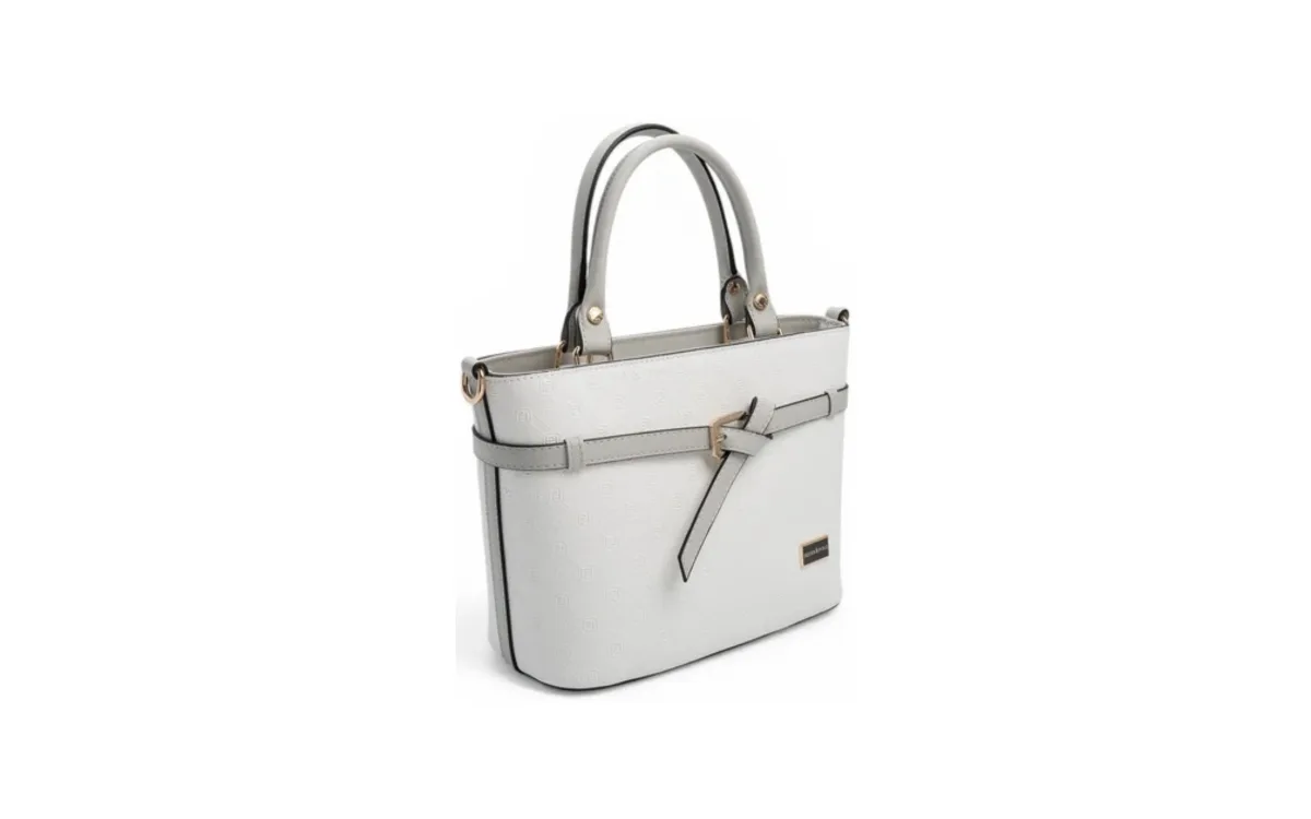 Silver&polo logo handbag