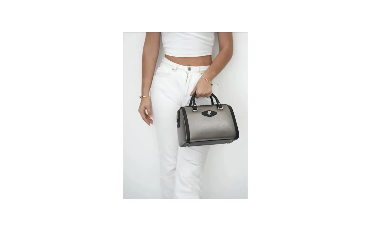 Silver&polo handbag