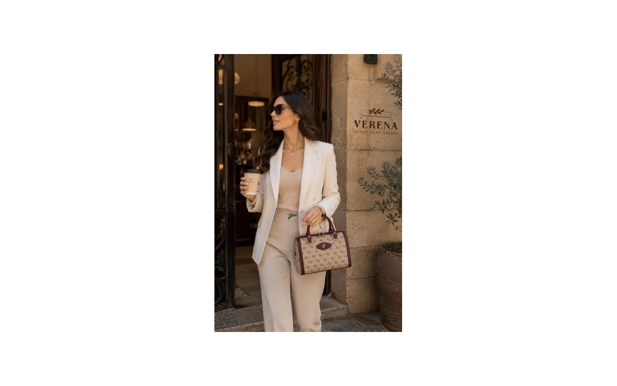 Silver&polo handbag