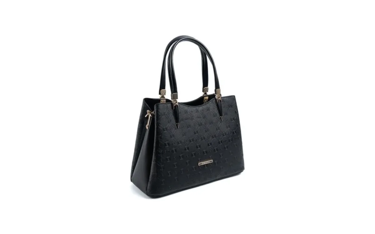 Silver&polo logo shoulder bag