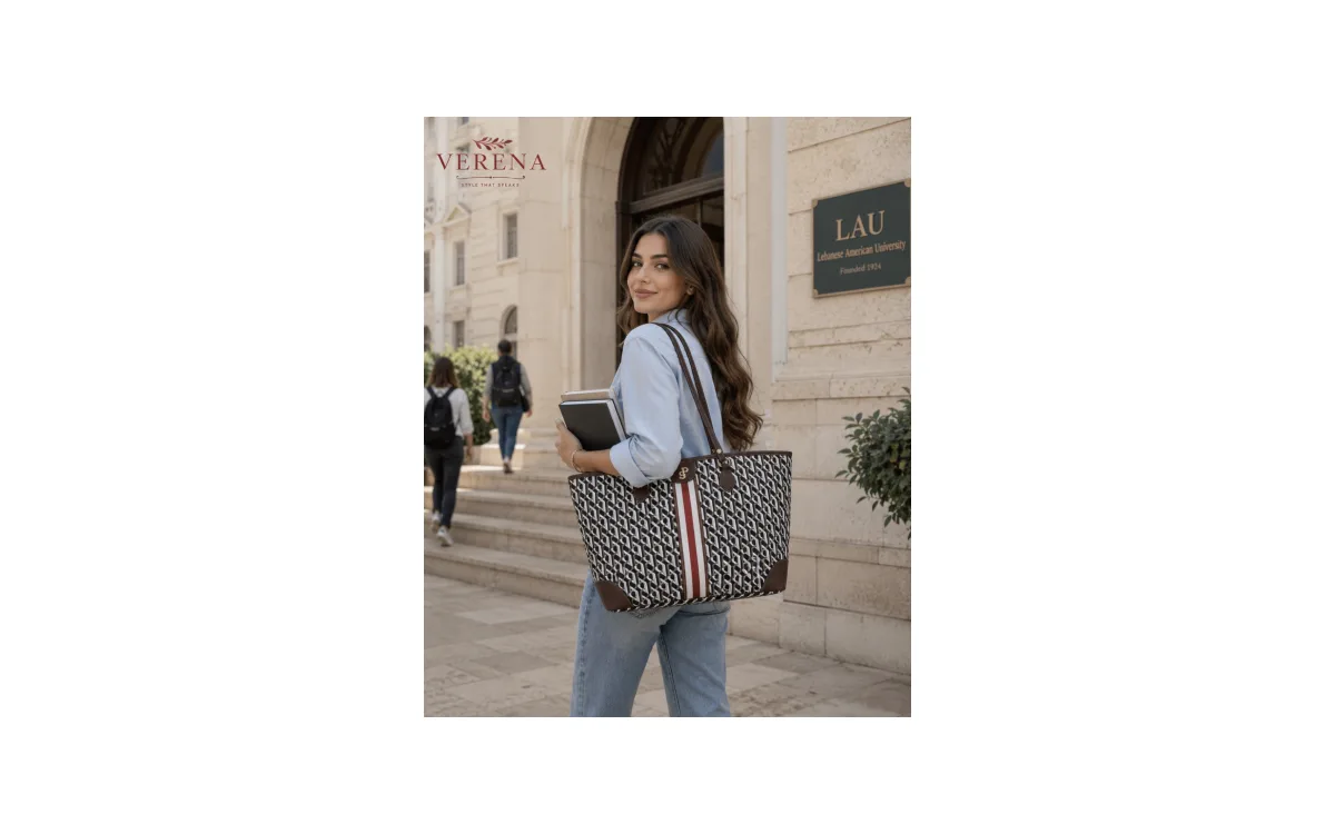Silver&polo monogram tote bag