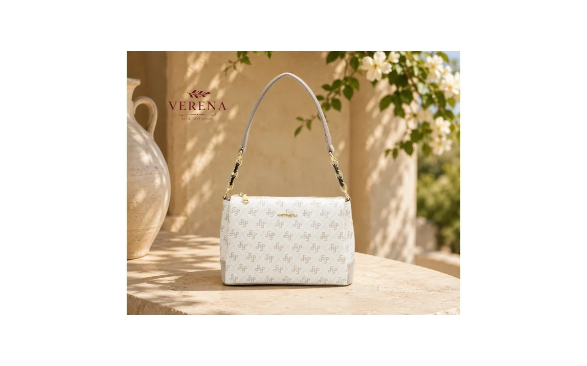 Silver & Polo Monogram Handbag