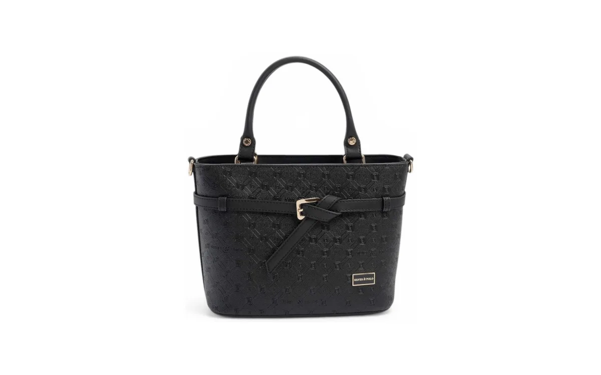 Silver&polo logo handbag